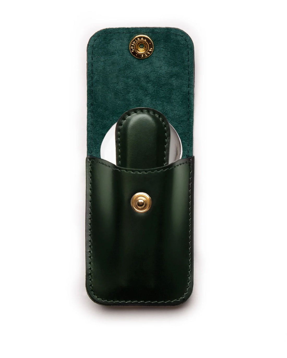 Bridle Hide Travel Shoe Horn Green