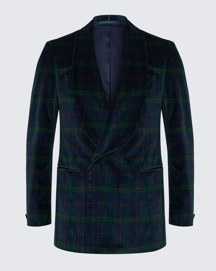 Bond House Check Velvet Dress Jacket