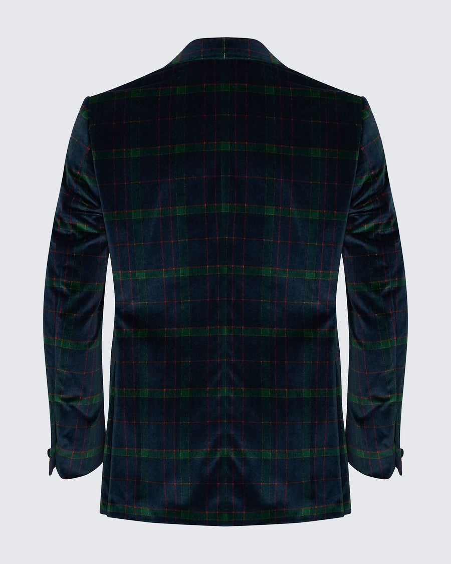 Bond House Check Velvet Dress Jacket