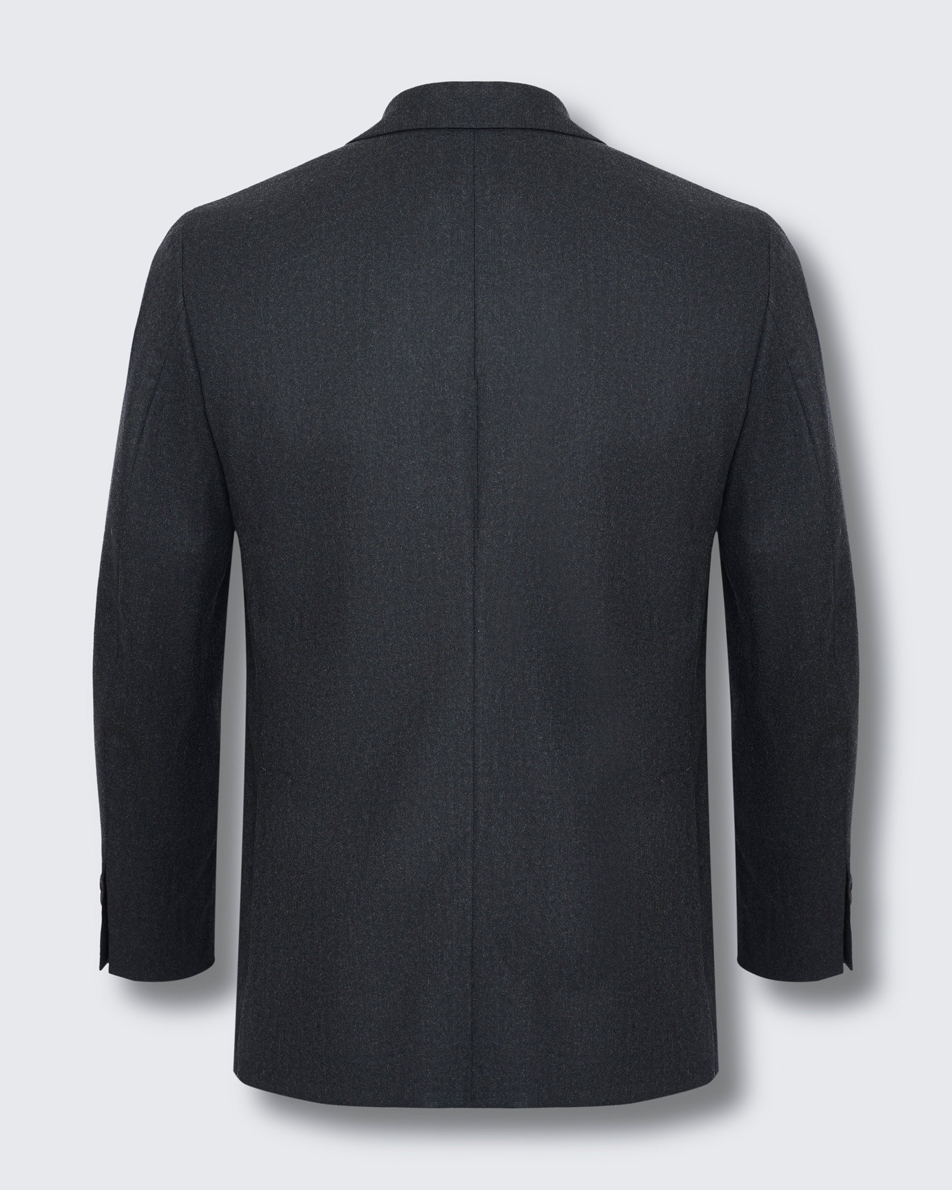 Bowles Wool Flannel Double Breasted Suit Jacket Grey