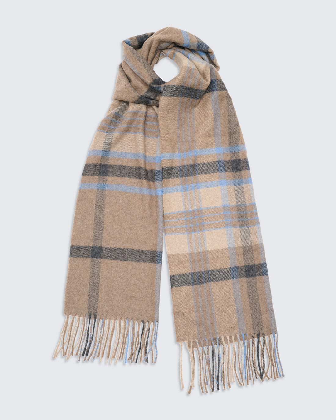 Brock Cashmere Scarf Multi Check