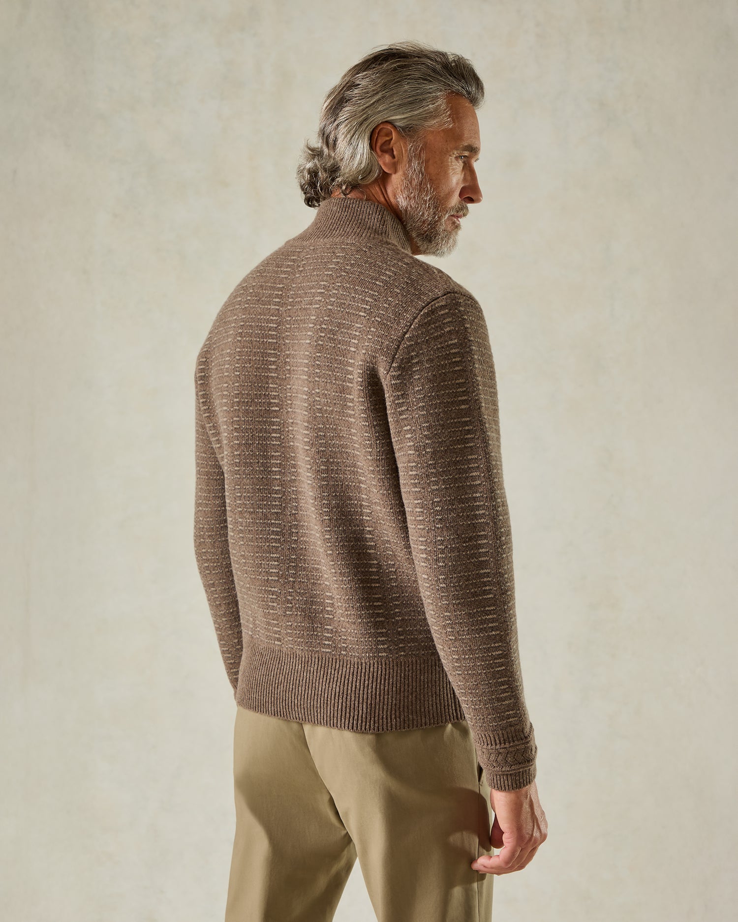 Ballentyne Morse Code Wool Knit Camel