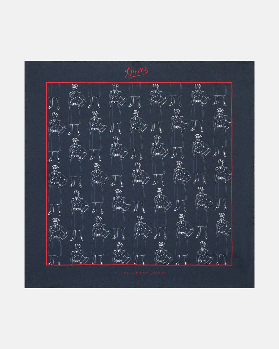 Barne Silk Archive Man Pocket Square