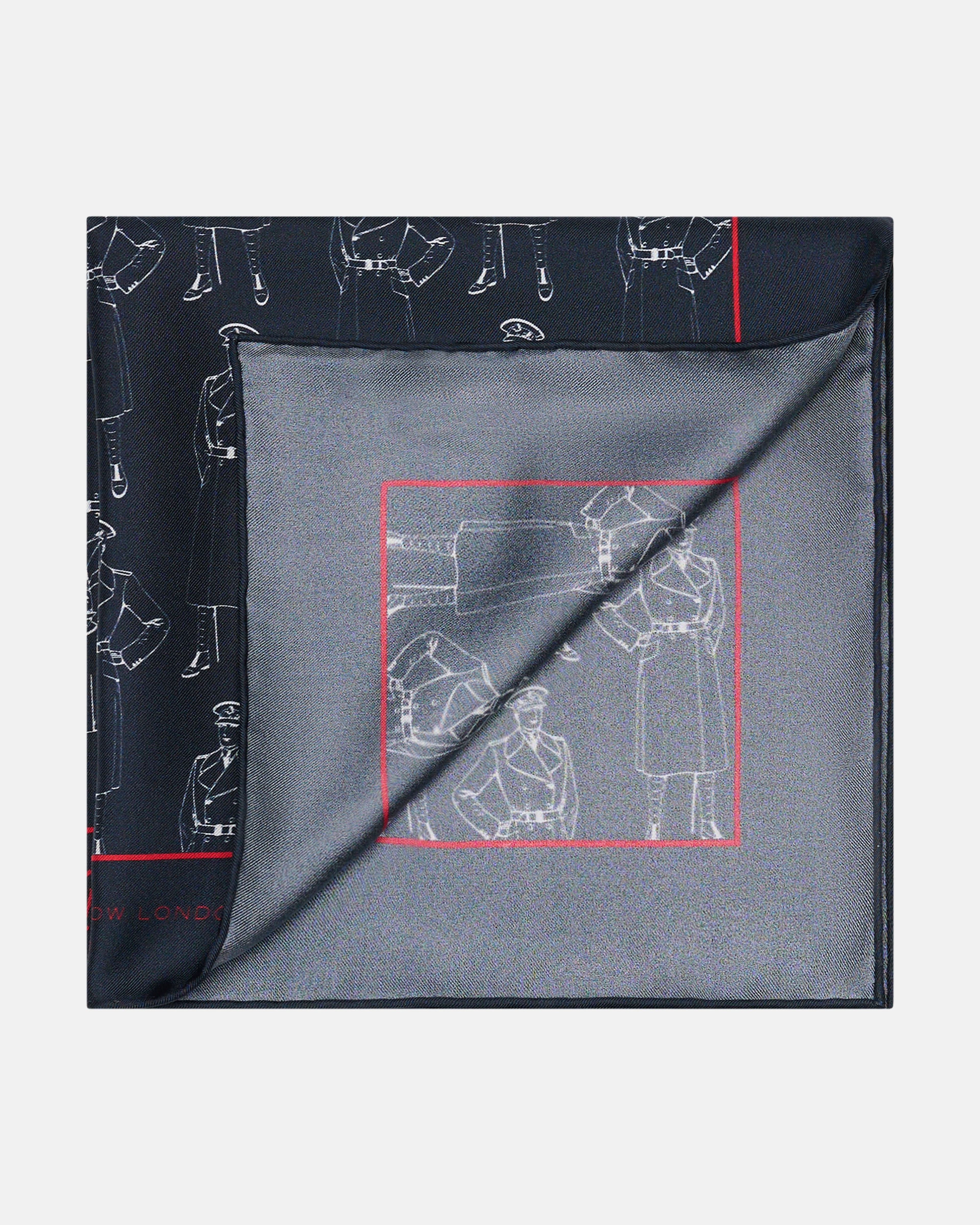 Barne Silk Archive Man Pocket Square