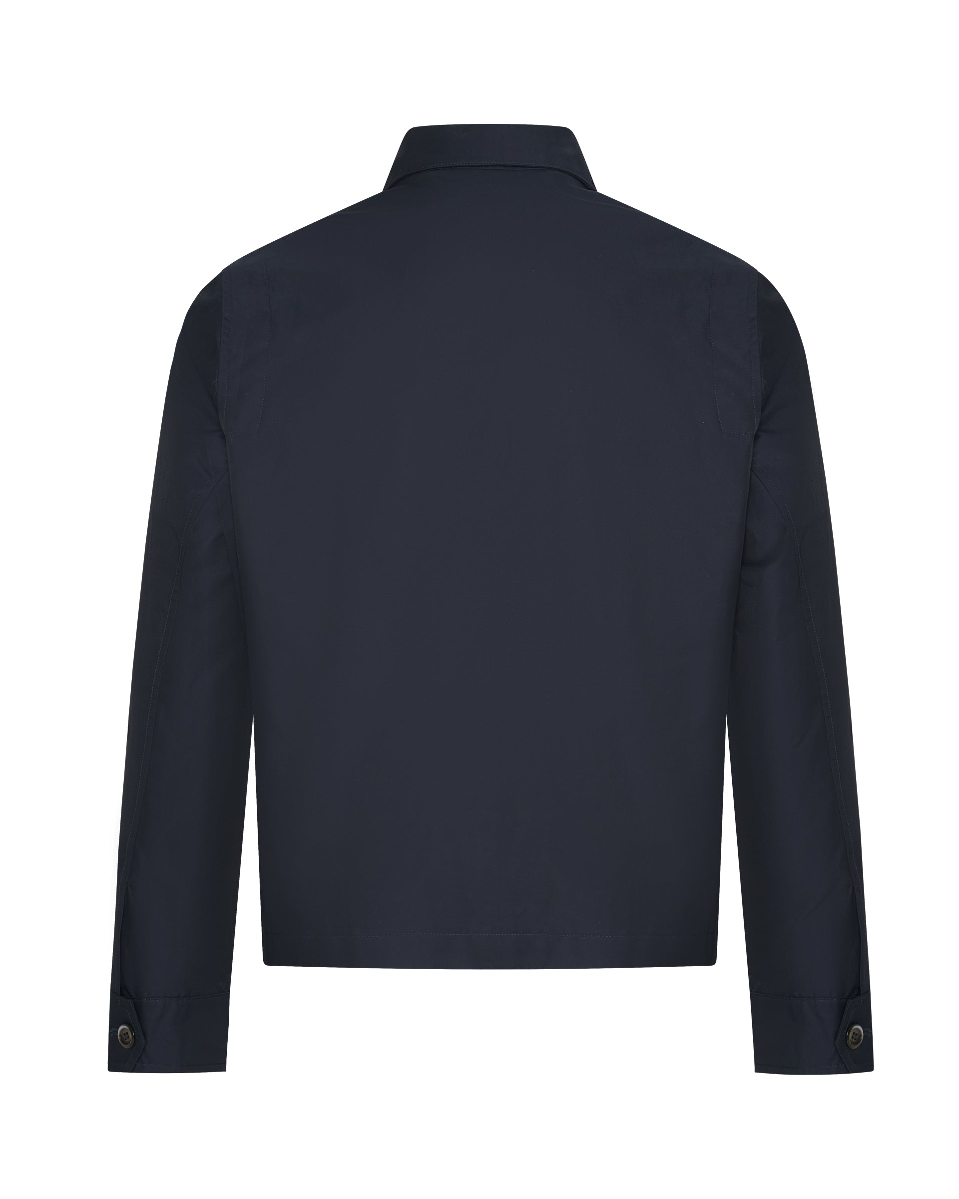 Barton Cotton &amp; Nylon Plain Bomber Navy