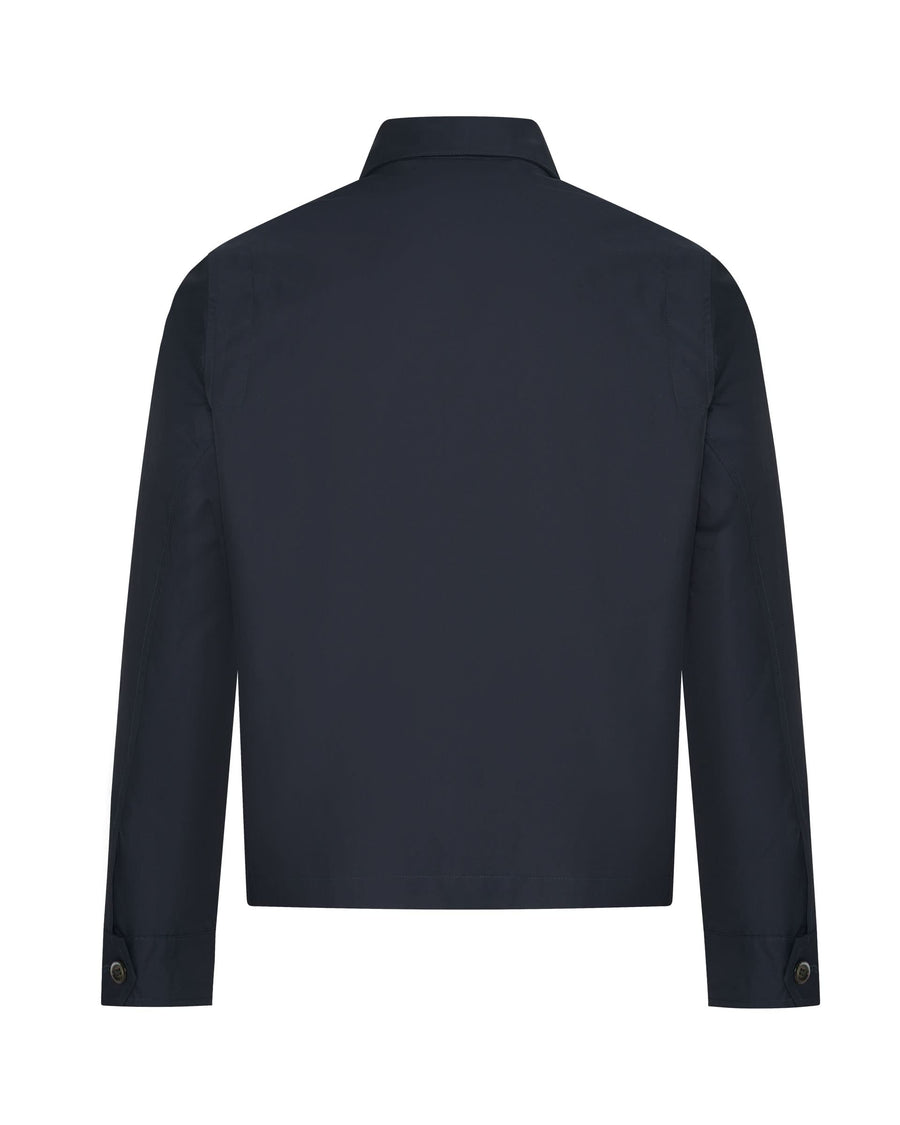 Barton Cotton & Nylon Plain Bomber Navy