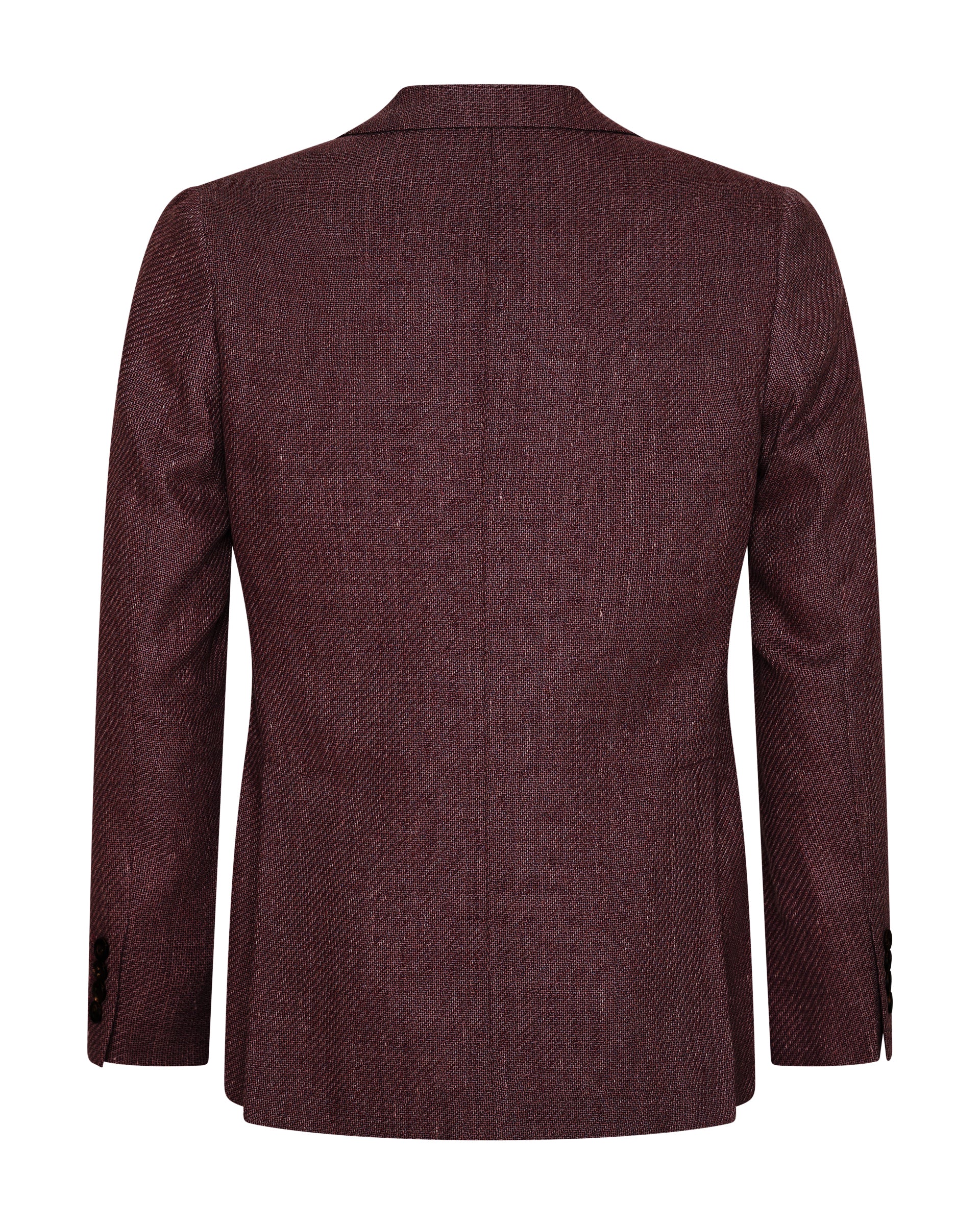 Bligh Virgin Wool &amp; Linen Textured Blazer Mauve