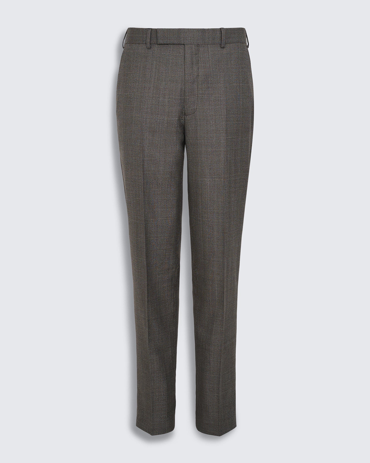 Bushell Wool Suit Trouser Brown Check