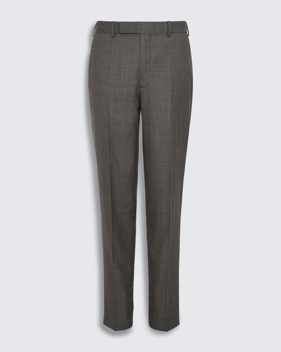 Bushell Wool Check Suit Brown