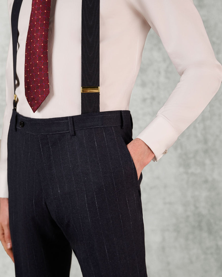 Callaghan Stripe Cashmere & Wool Suit