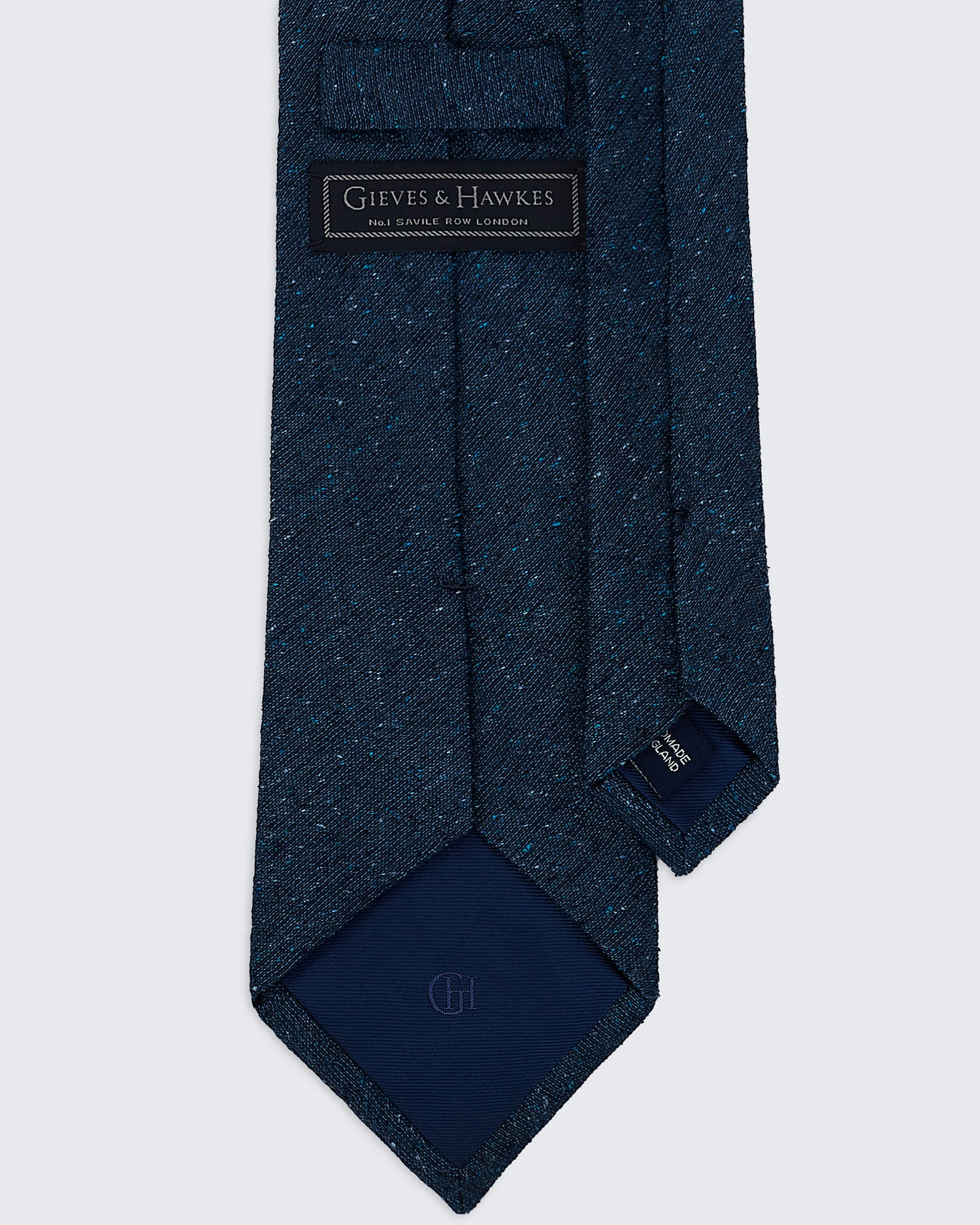 Carberry Silk Tie Blue Fleck