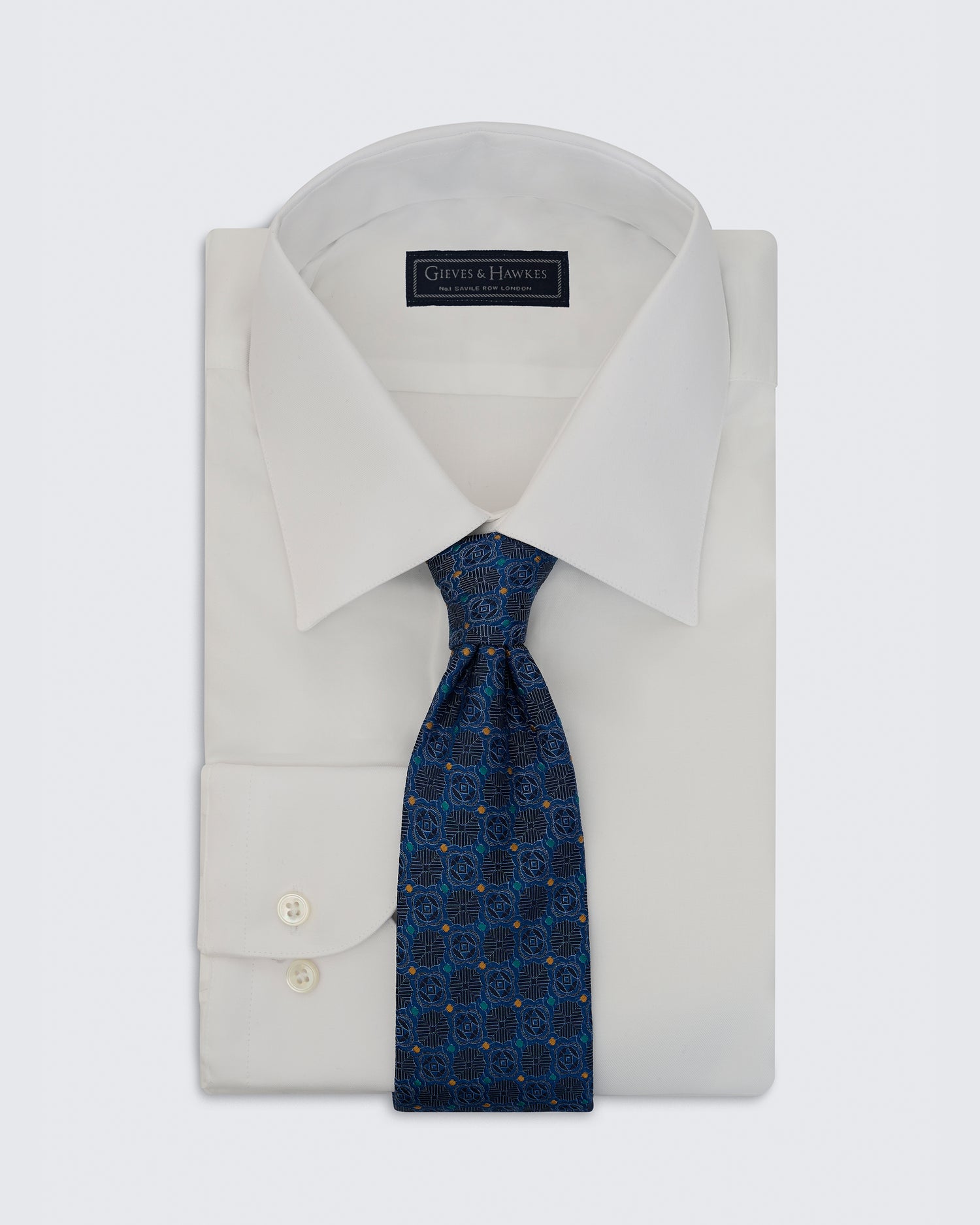 Carberry Navy Jewel Tie