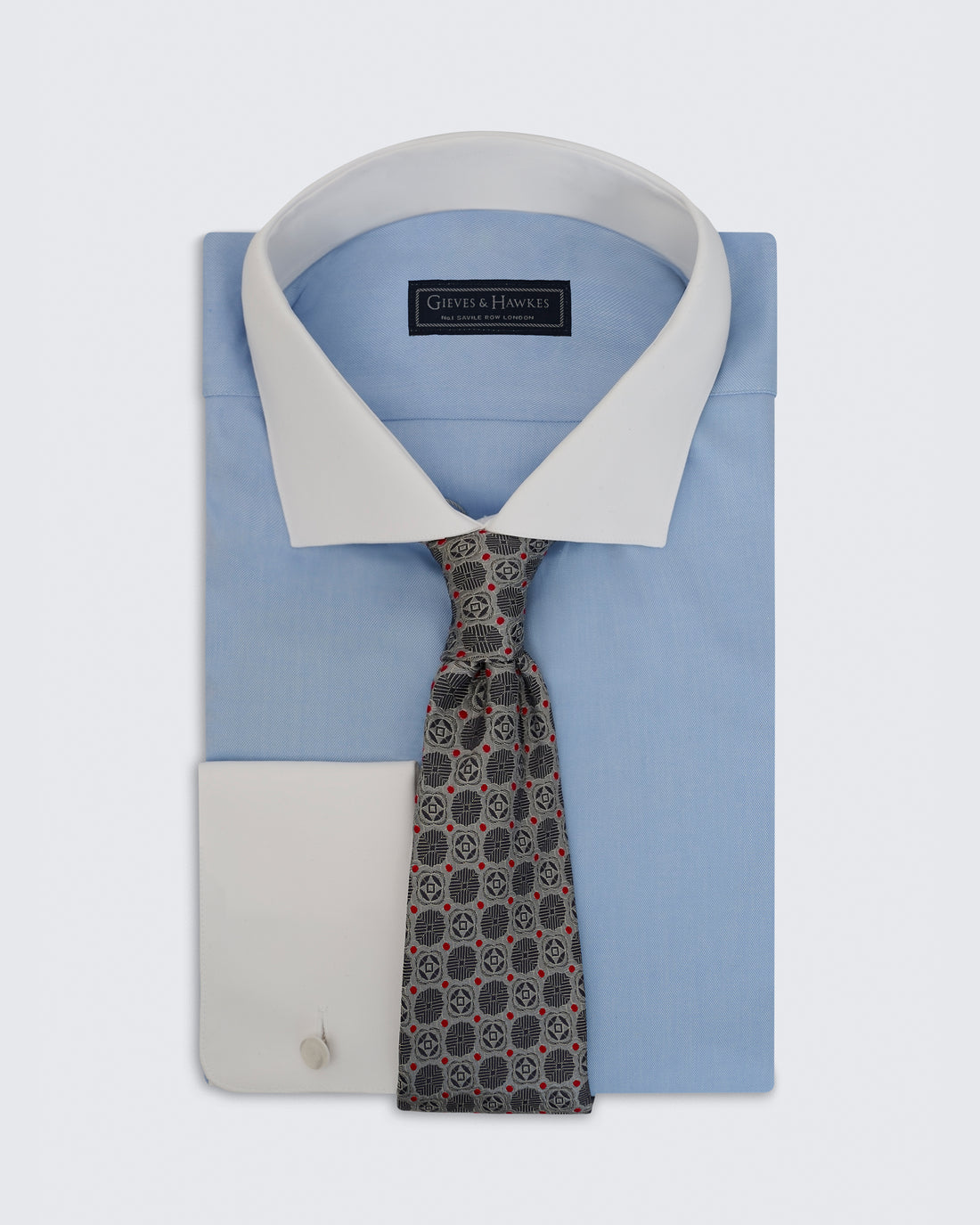 Carberry Grey Jewel Tie