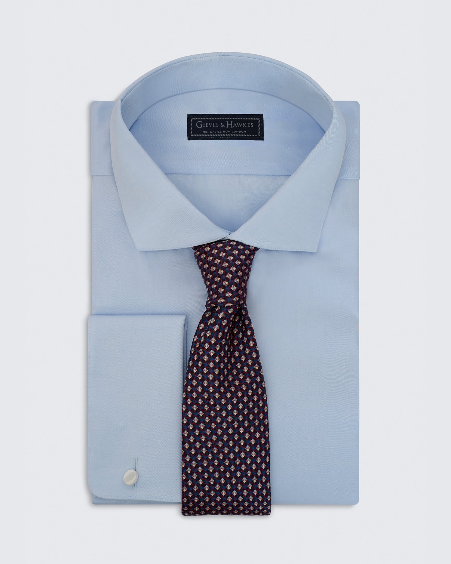 Carberry Navy &amp; Red Texture Tie