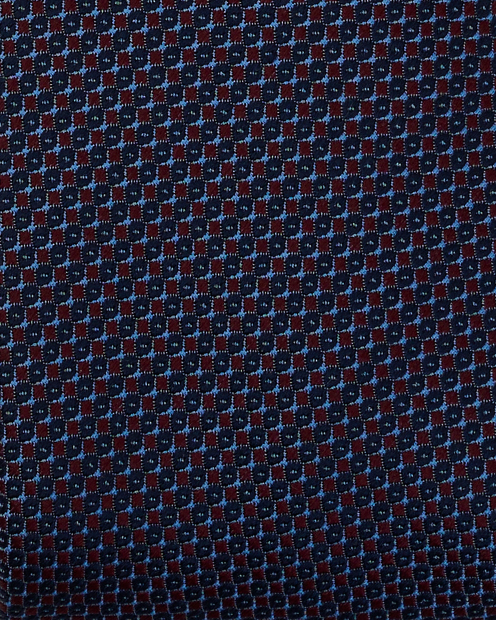 Carberry Navy &amp; Red Round Neat Tie