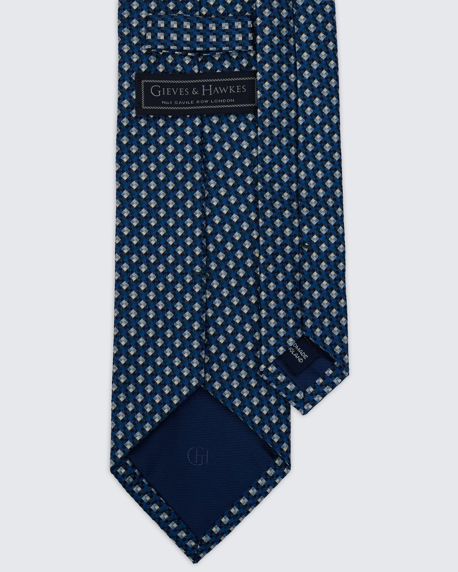 Carberry Blue Texture Tie