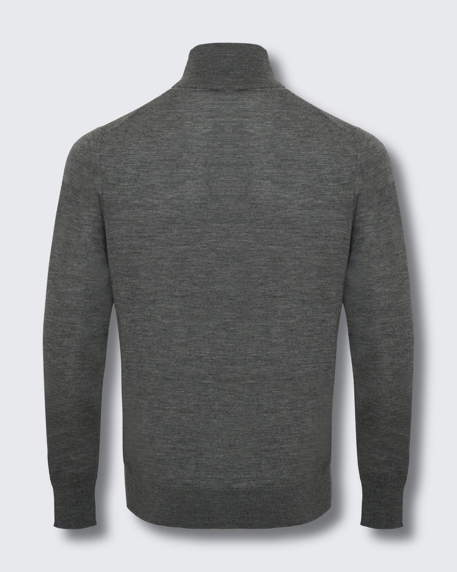 Cashmere Knitted Roll Neck Grey