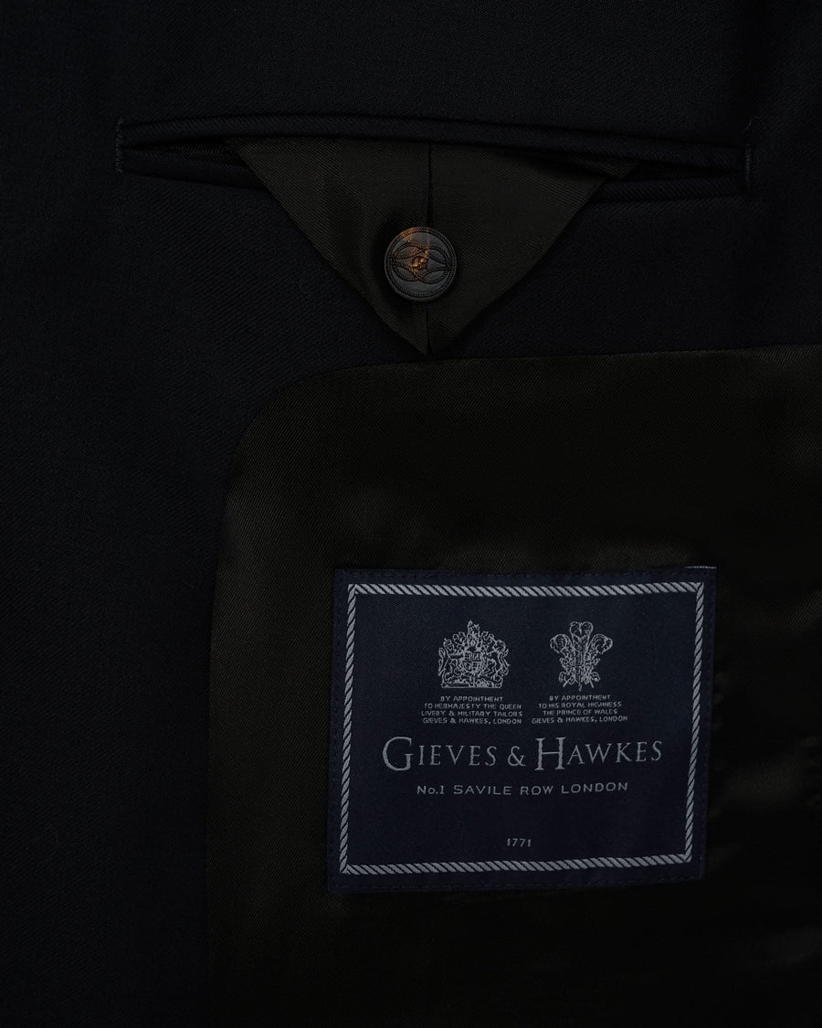 Clarke Wool Twill Suit Black