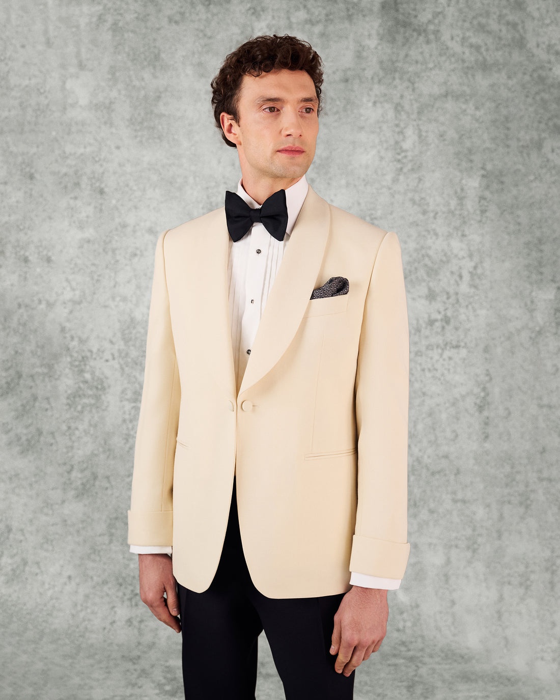 Colomb Wool Dinner Jacket Ecru