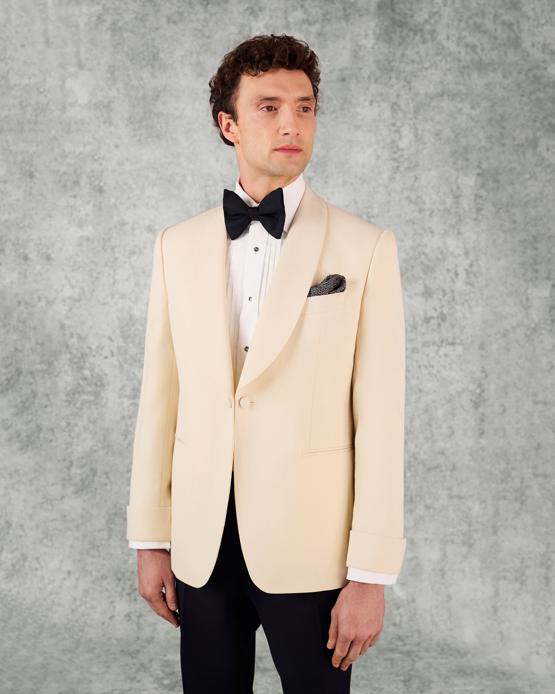 Colomb Wool Dinner Jacket Ecru