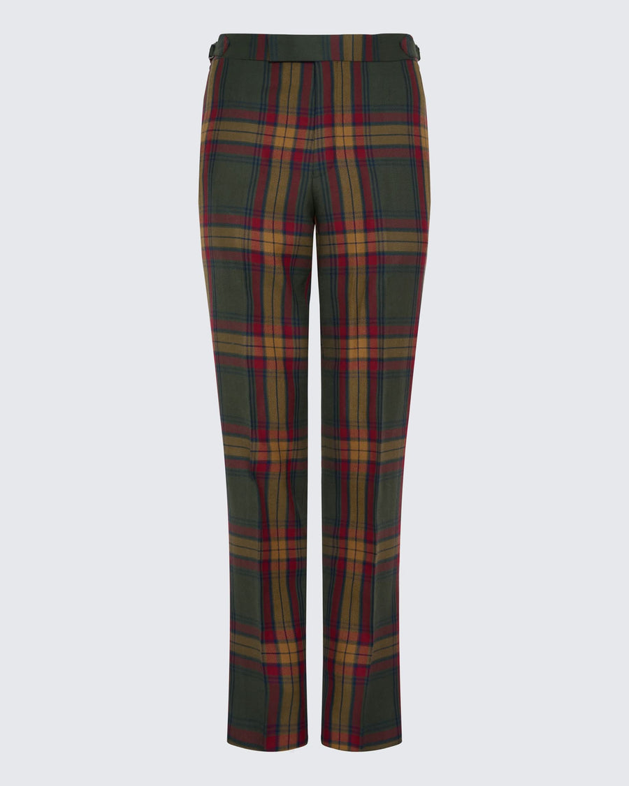 Cowan Multi Tartan Wool Trouser
