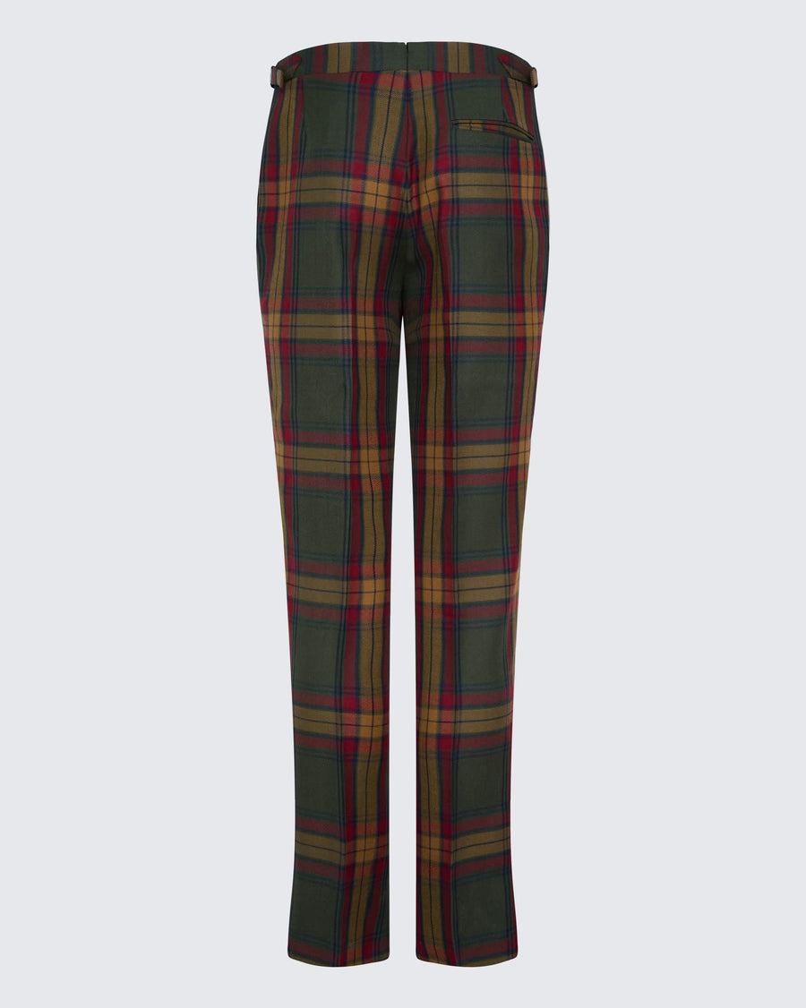 Cowan Multi Tartan Wool Trouser