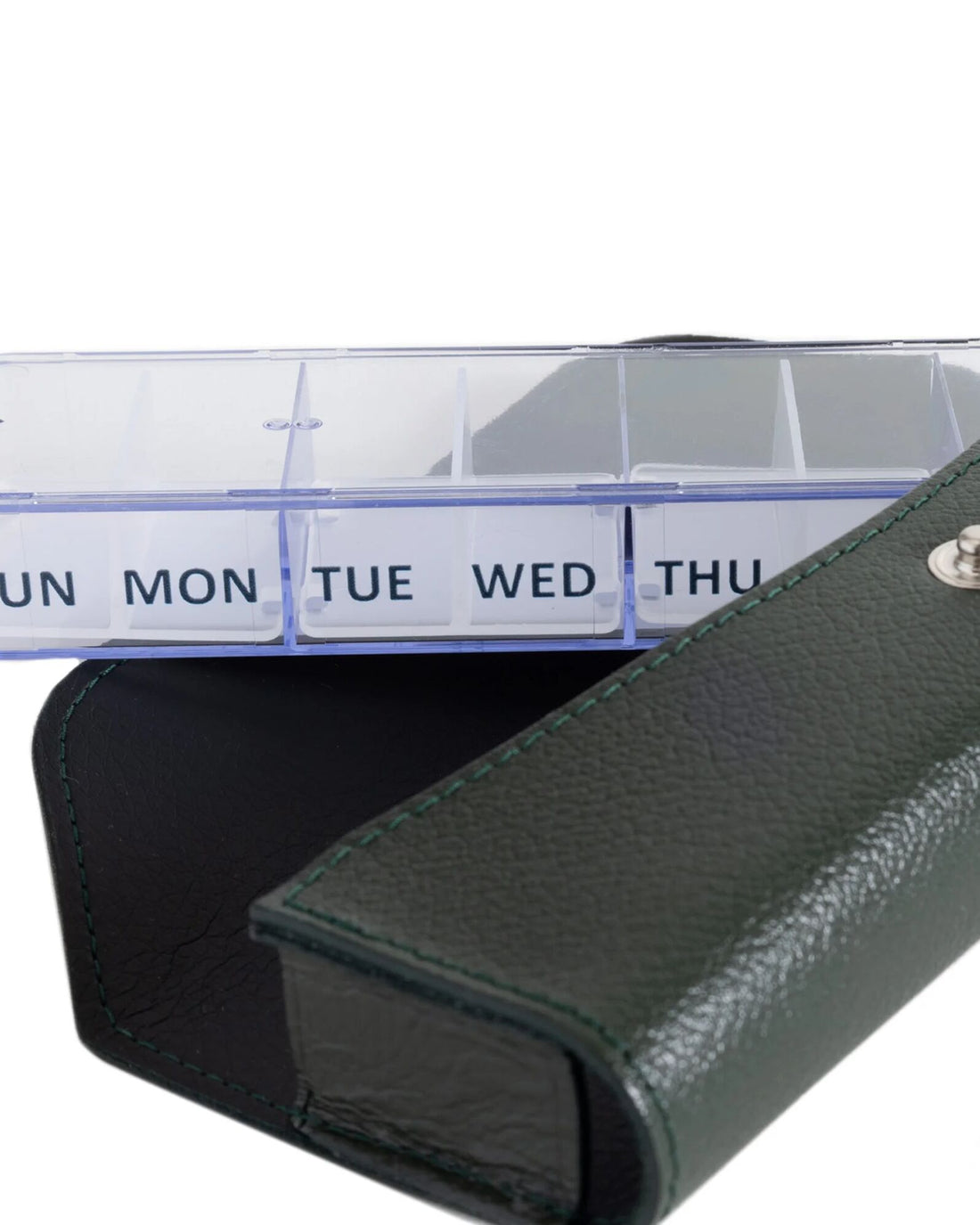 Capra Small Travel Pill Case FOREST GREEN