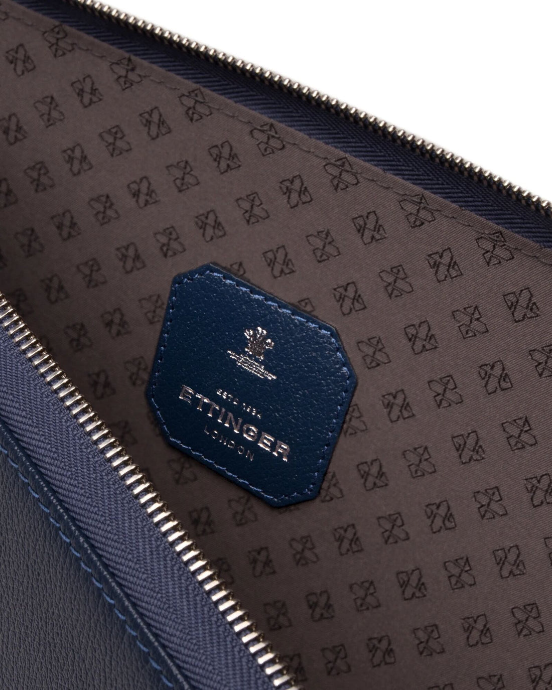 Capra Large Zip Pouch - Marine Blue