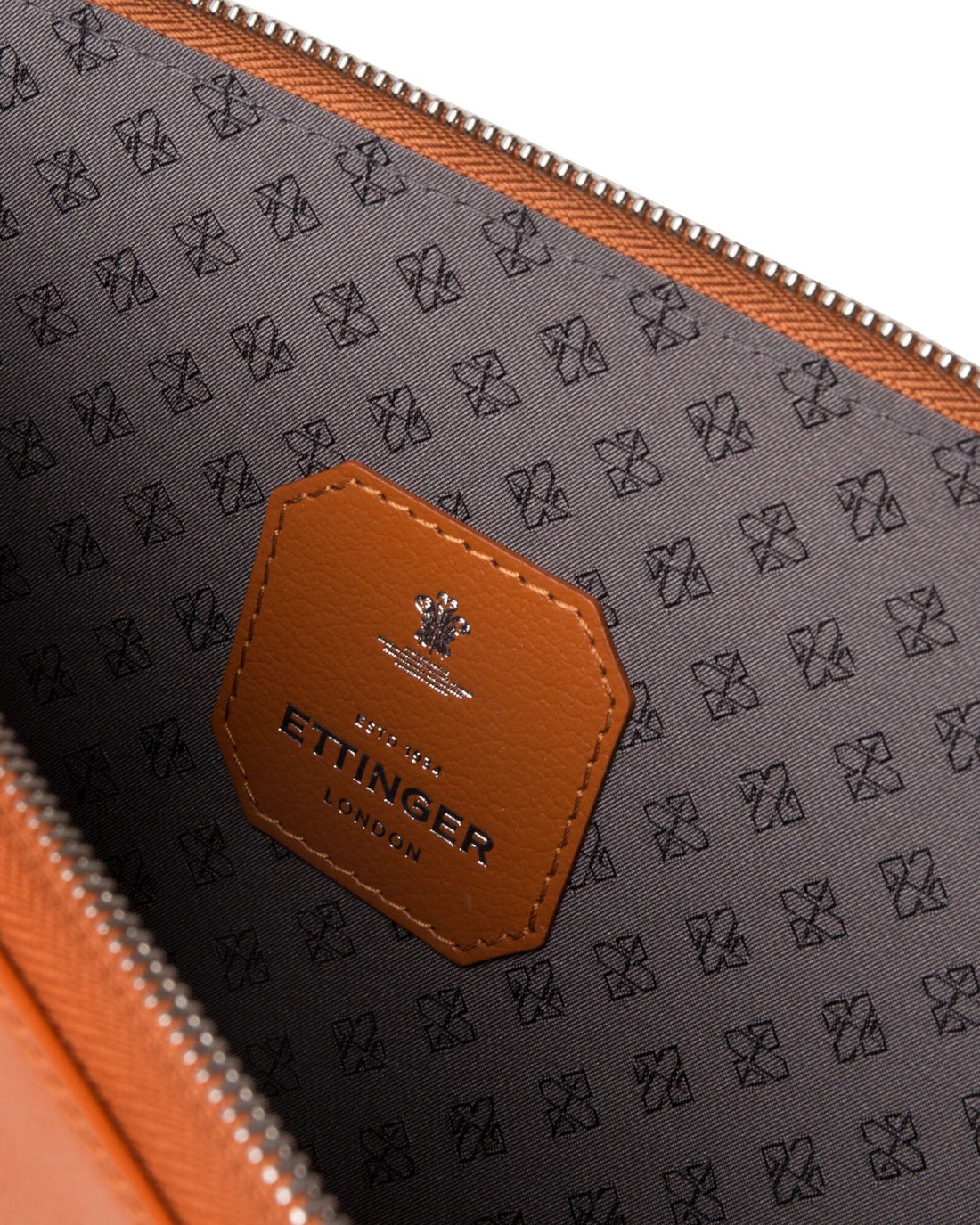 Capra Large Zip Pouch Tan
