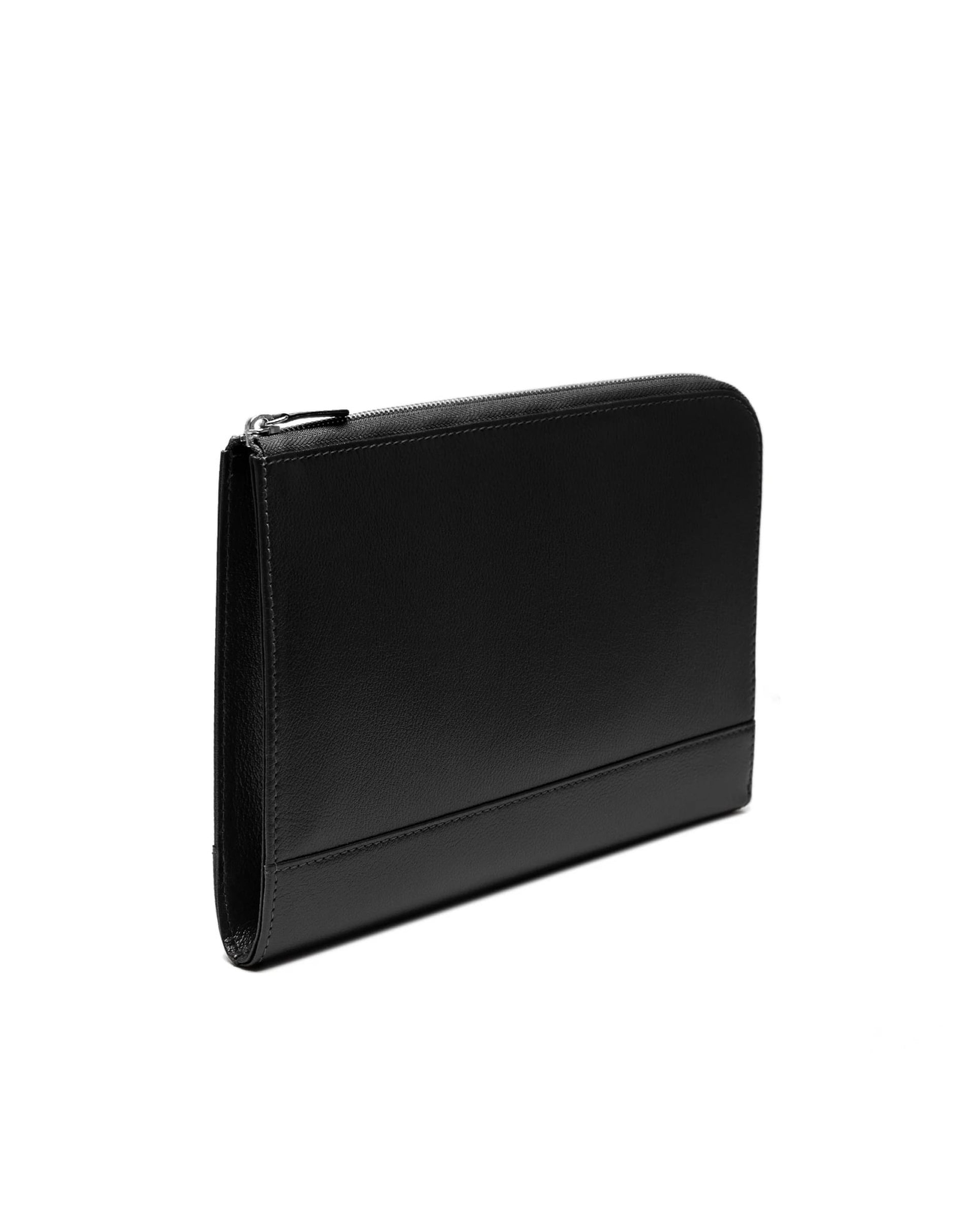 Capra Medium A5 &amp; Ipad Zip Pouch Black