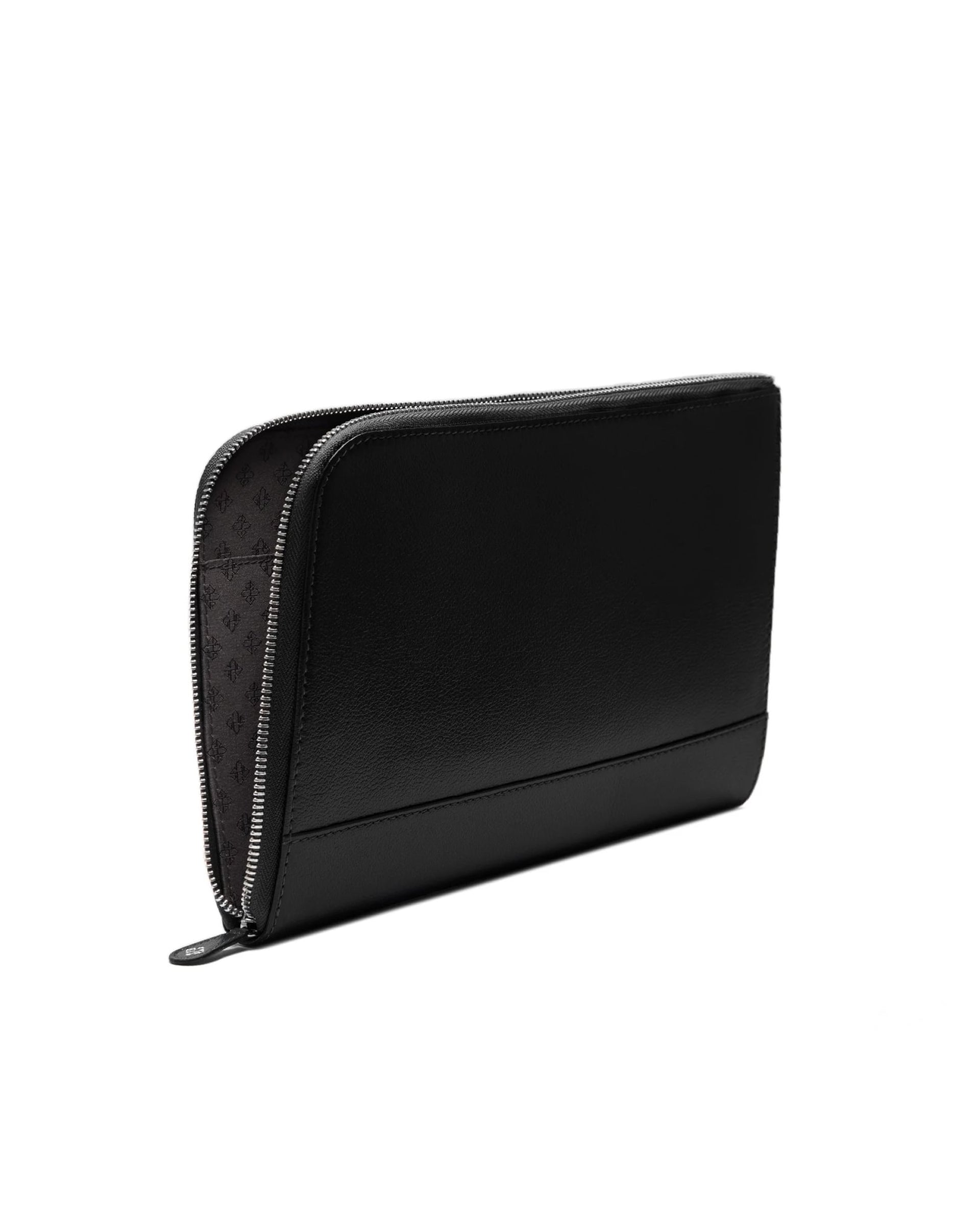 Capra Medium A5 &amp; Ipad Zip Pouch Black