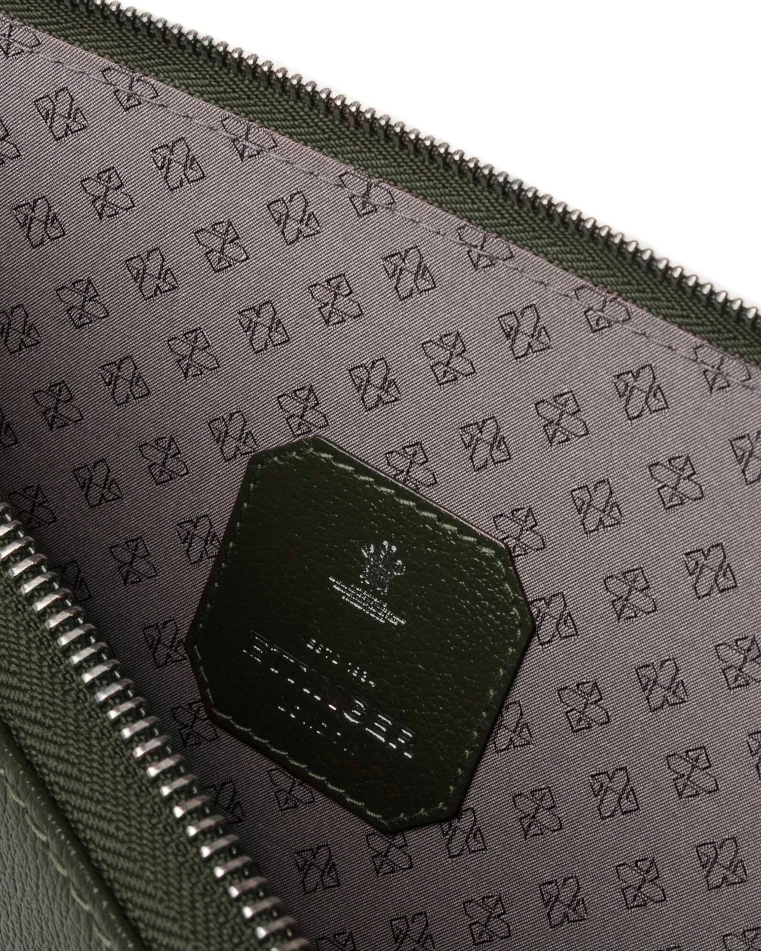 Capra Medium A5 &amp; Ipad Zip Pouch Forest Green