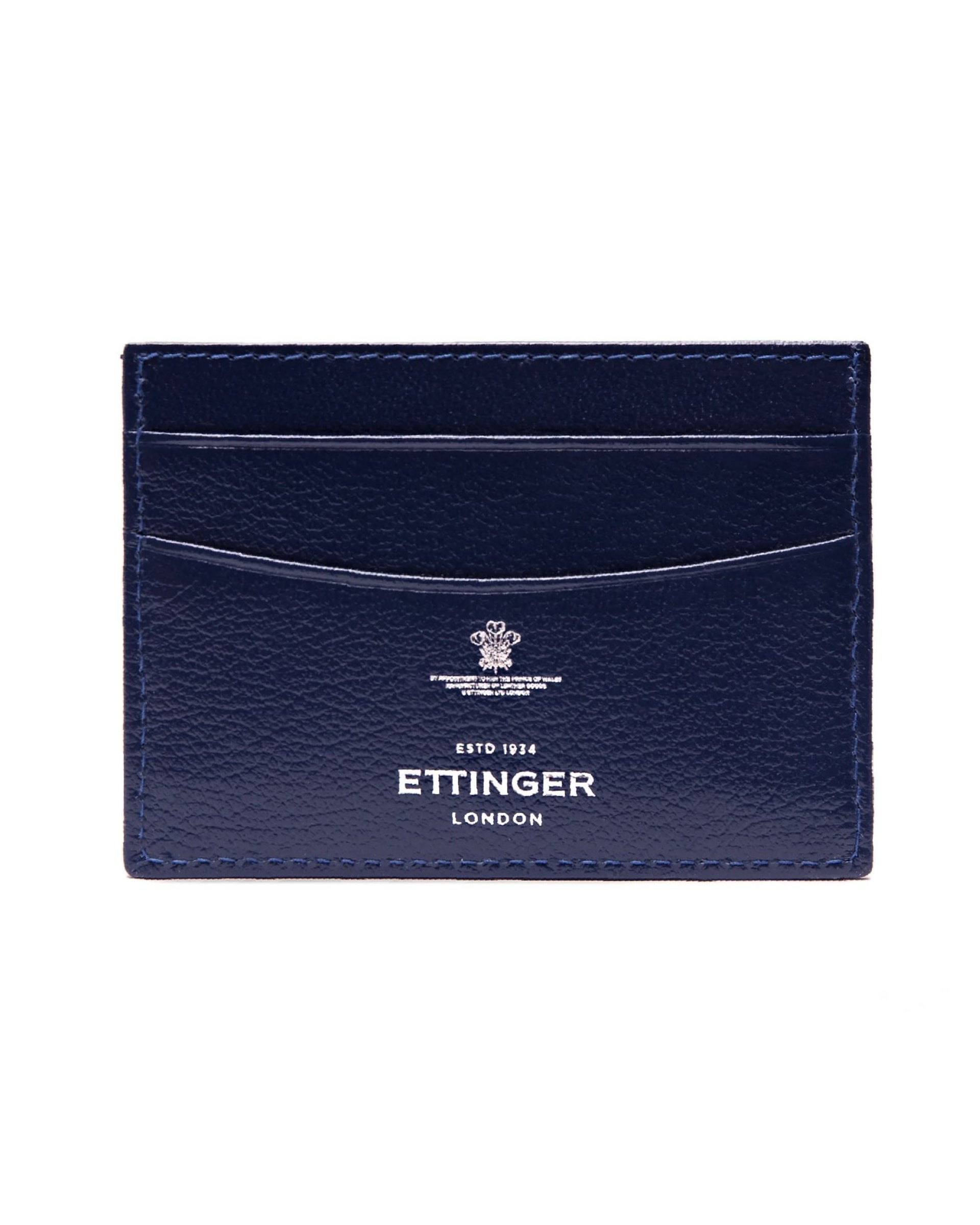 Capra Flat Credit Card Case - Marine Blue
