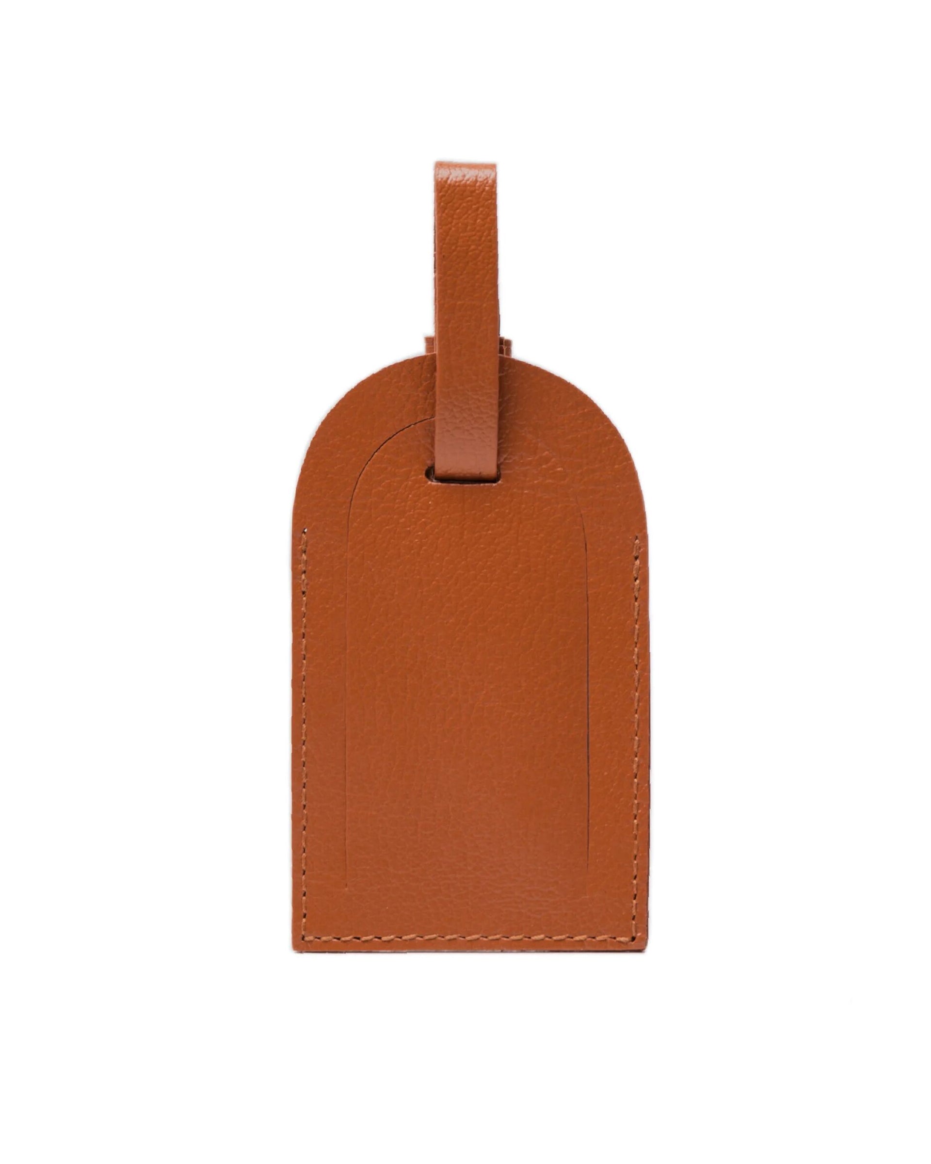 Capra Luggage Tag Tan