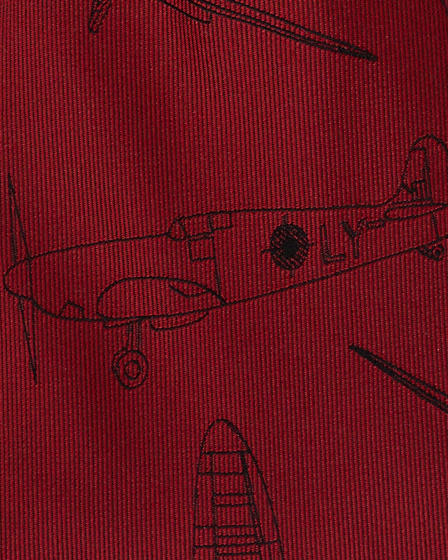 Carberry RAF Plane Tie Red