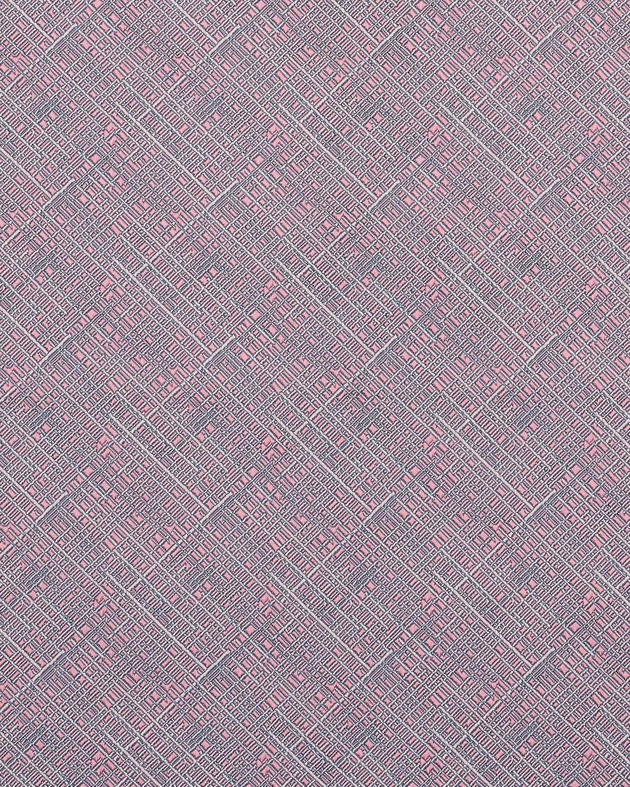 Barne Pocket Square Pink/Blue Crosshatch