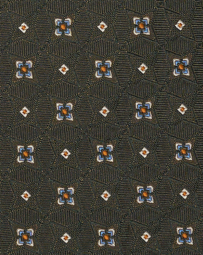 Carberry Jacquard Diamond Tie Khaki