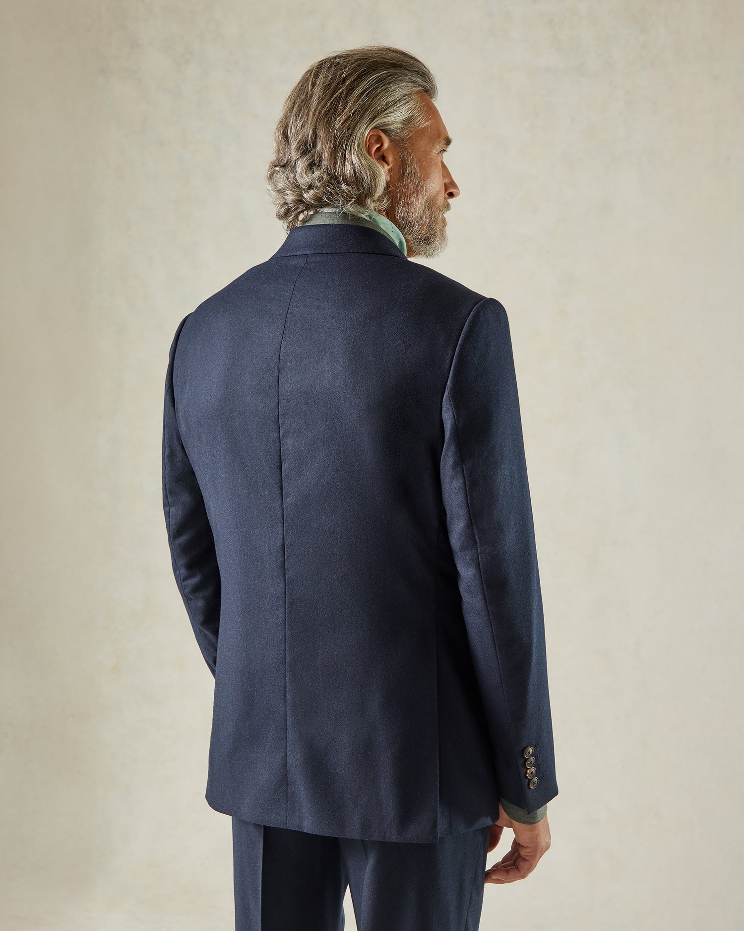 Cartwright Navy Flannel Suit