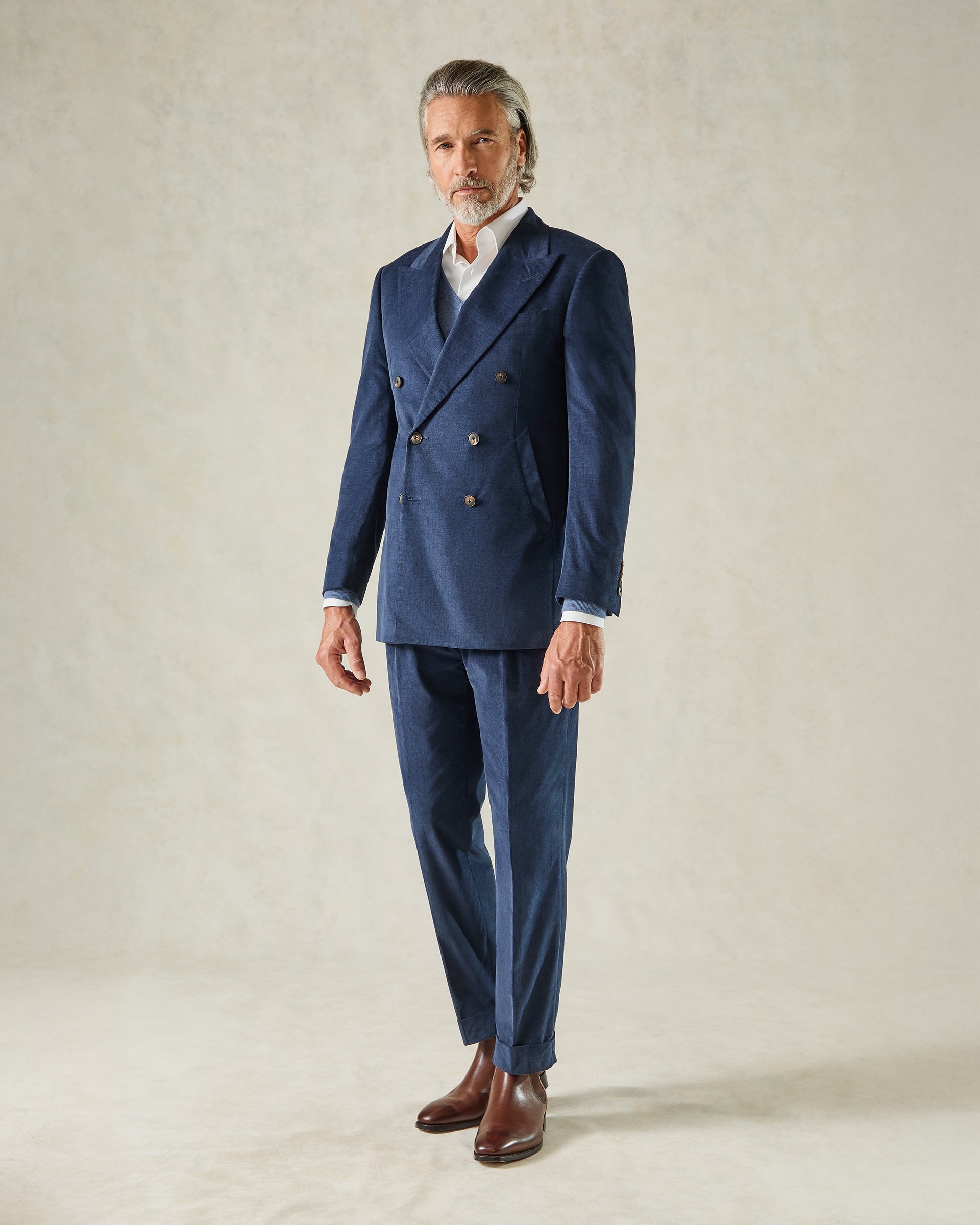 Cavendish Navy Baby Cord Suit
