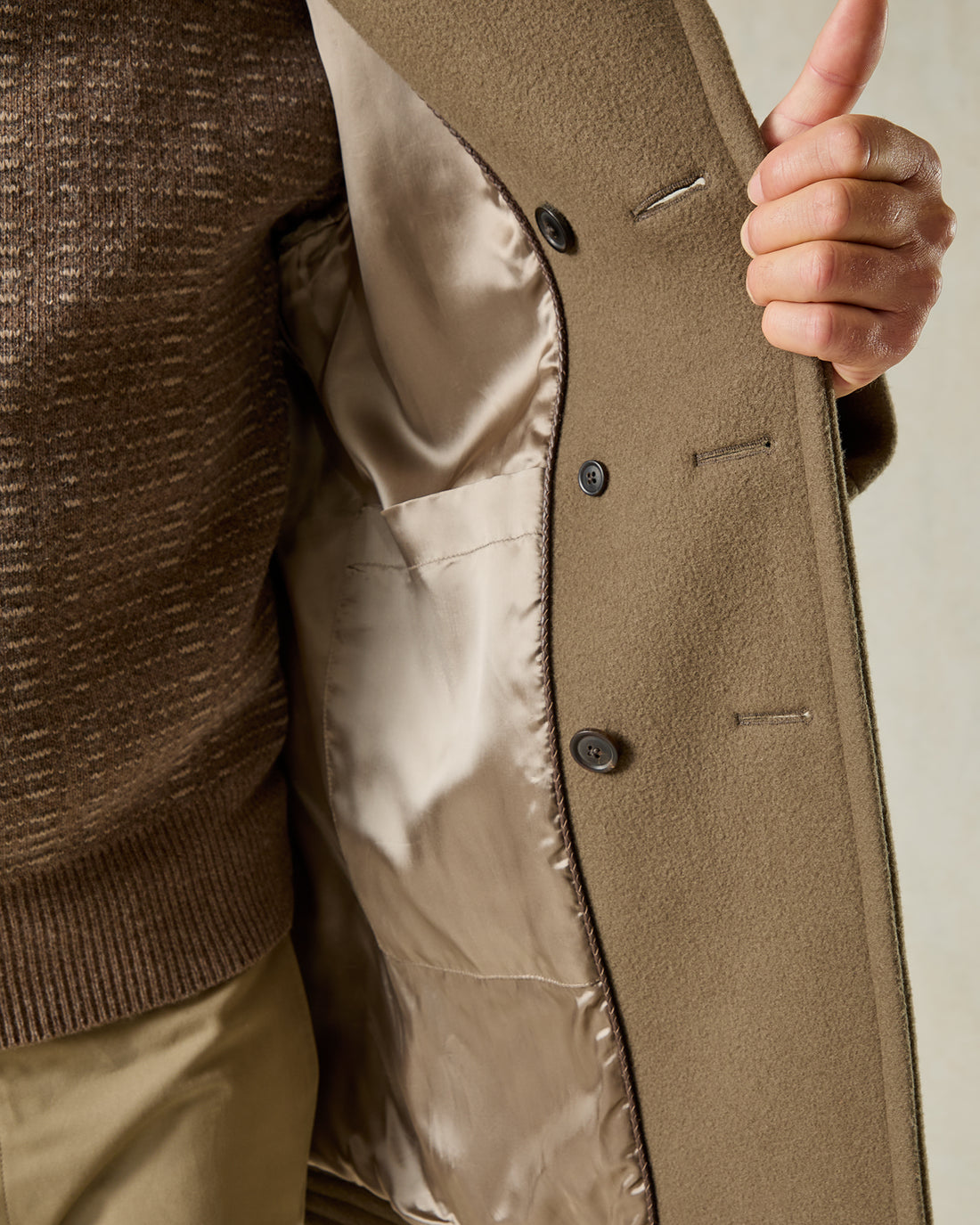Croft Bridge Coat Light Brown