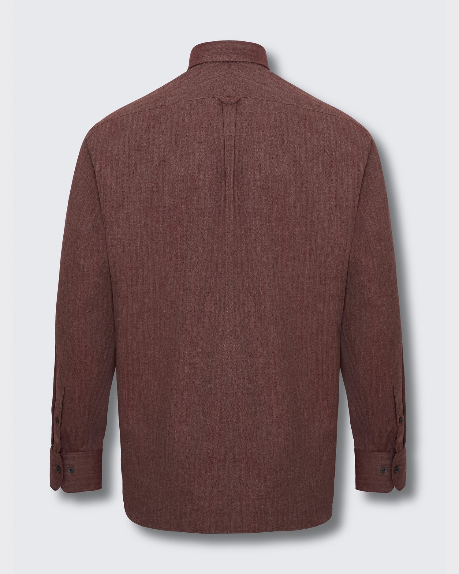 Day Herringbone Spread Shirt Burgundy