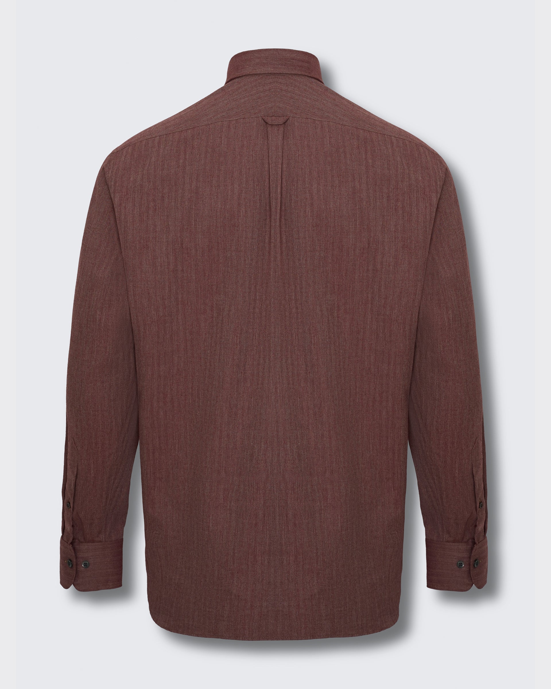 Day Herringbone Spread Shirt Burgundy