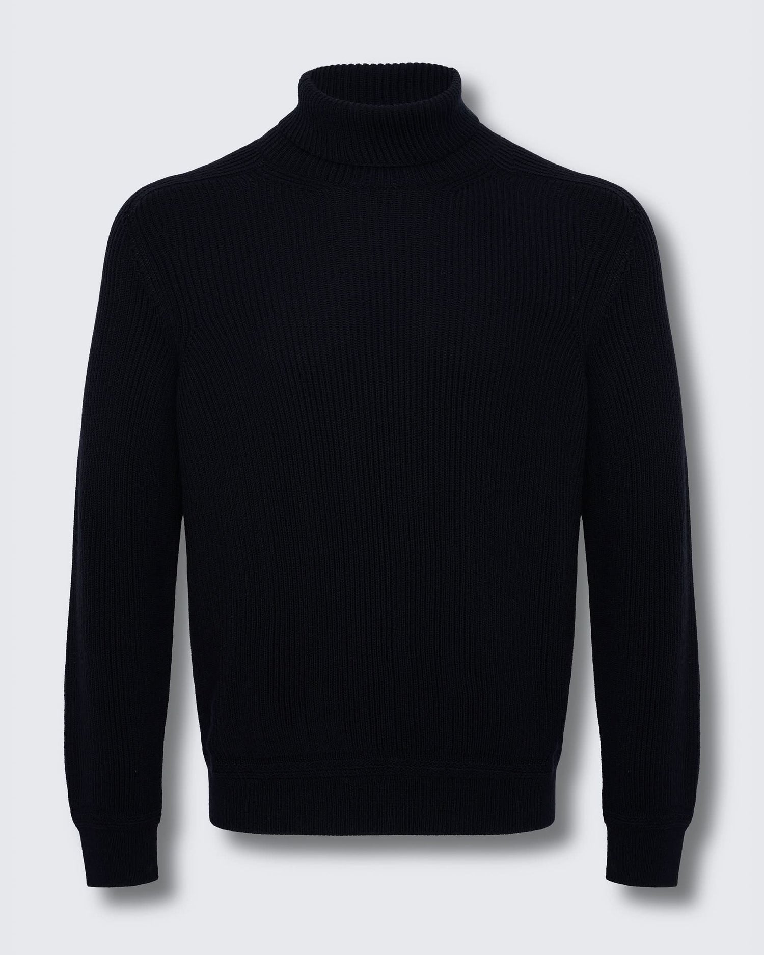 Denison Merino Wool Chunky Knit Roll Neck