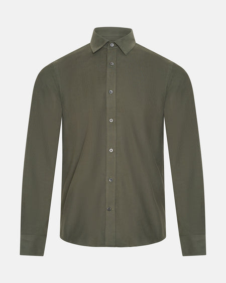 Lawson Cord Button Down Shirt Olive