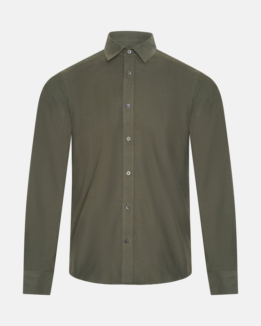 Lawson Cord Button Down Shirt Olive