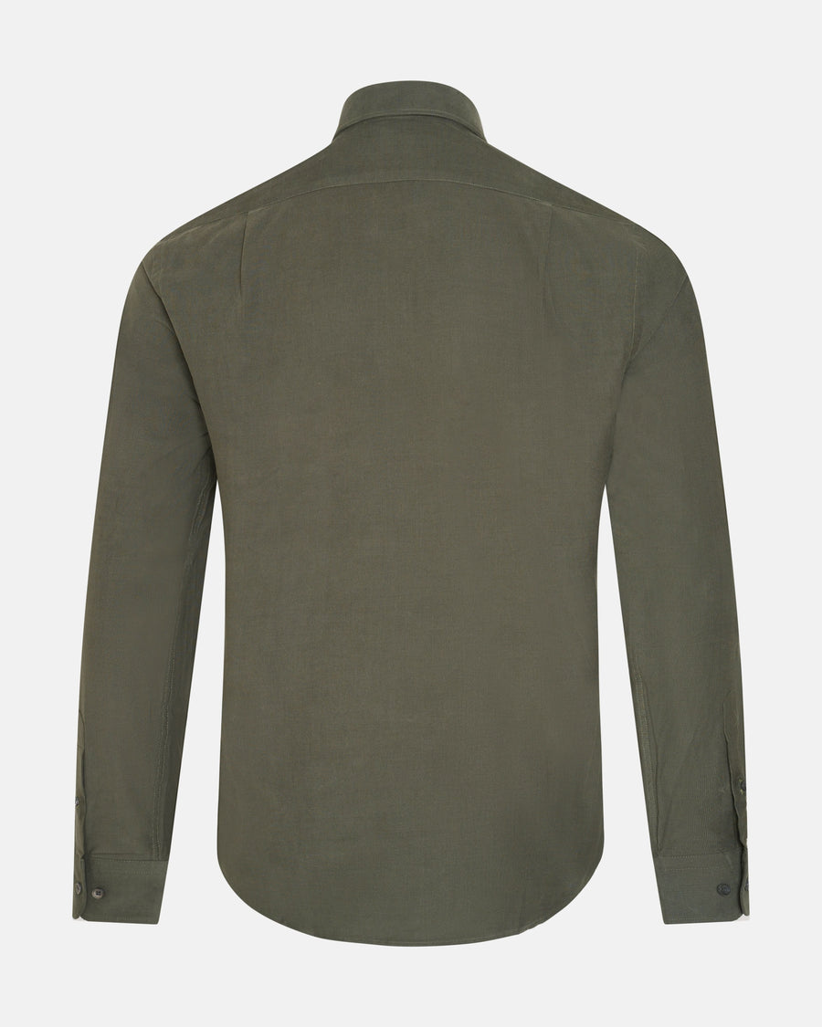 Lawson Cord Button Down Shirt Olive
