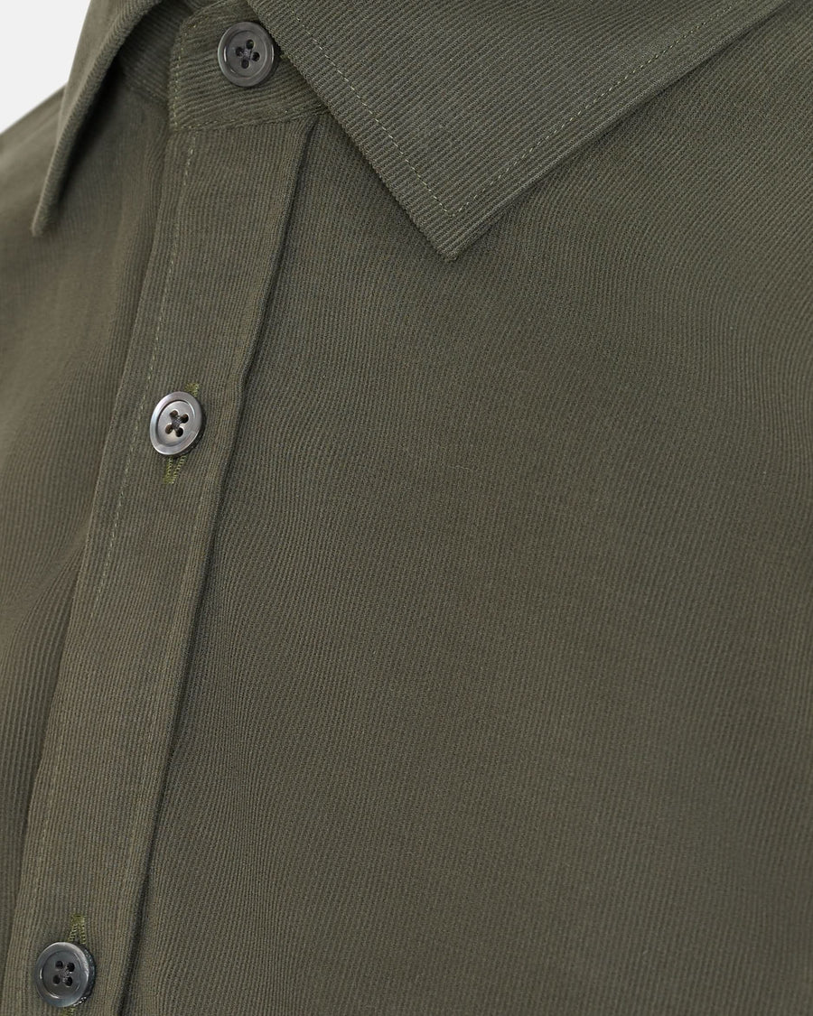 Lawson Cord Button Down Shirt Olive