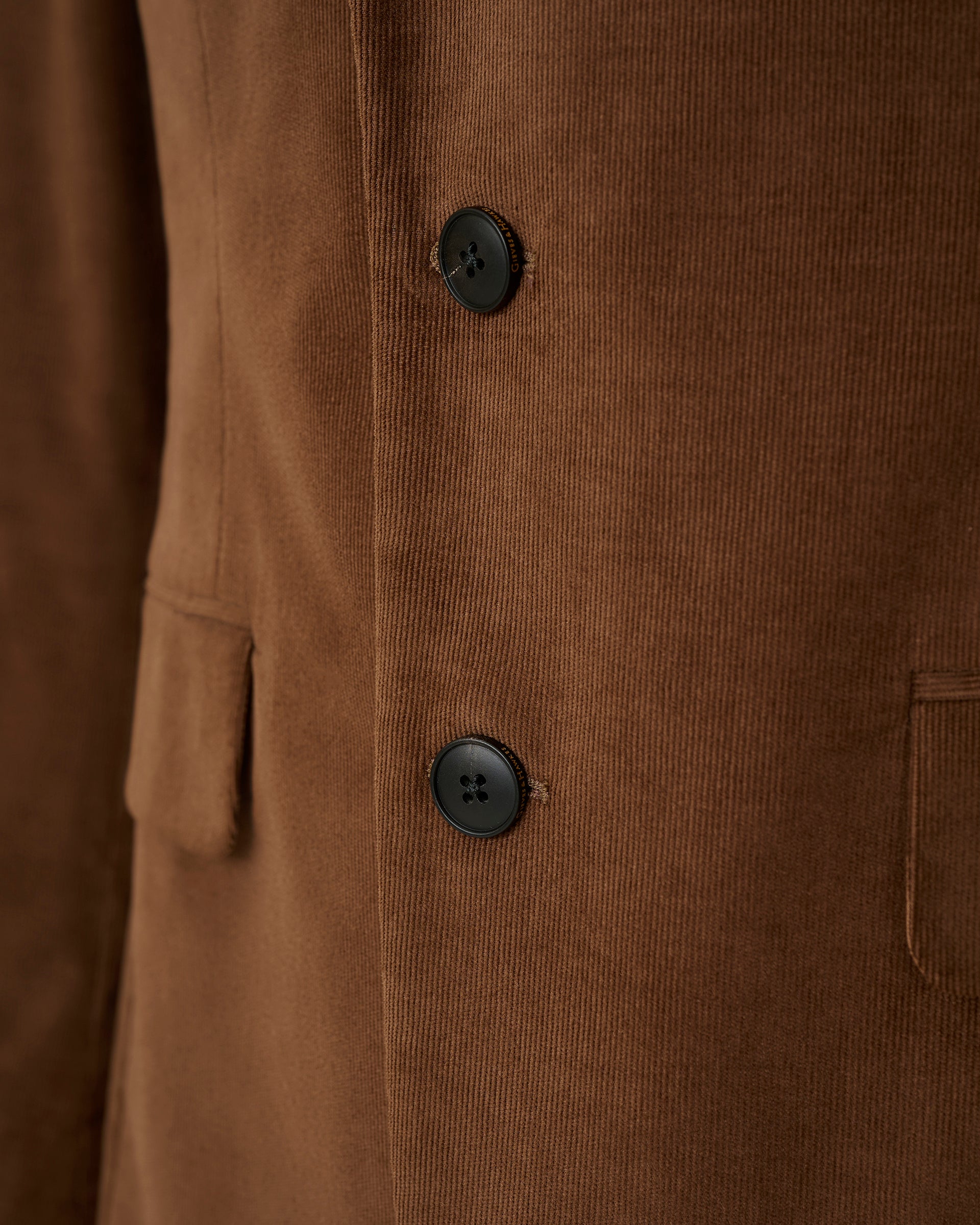Dodge Suit Jacket Brown Baby Cord