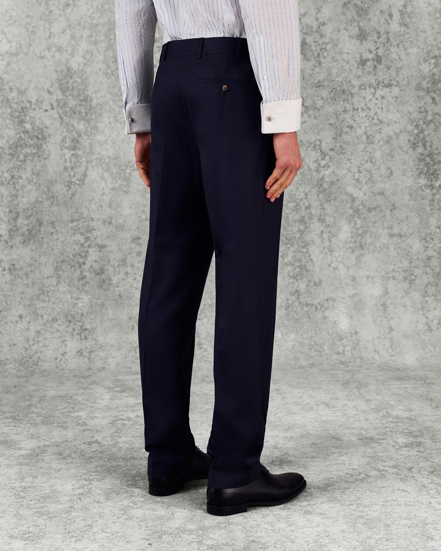 Doughty Wool Twill Suit Navy