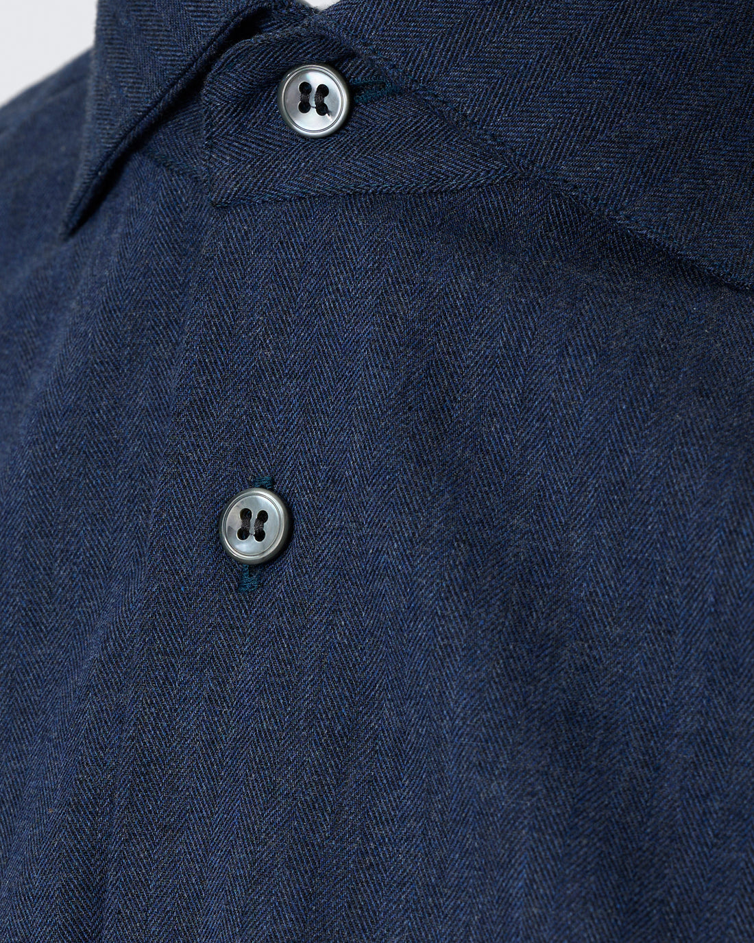 Day Herringbone Down Navy Shirt